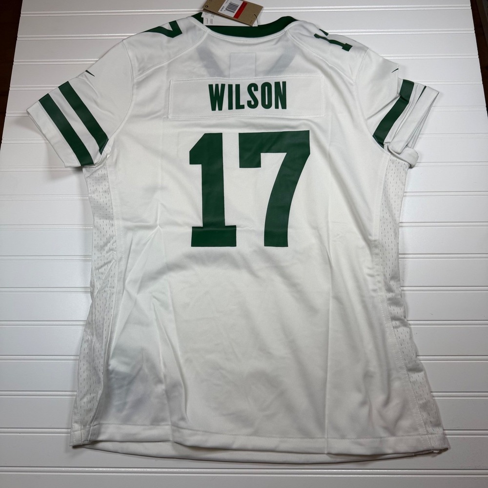 Garrett Wilson New York Jets Nike XXL Women's Game‎ Jersey Legacy White 17 NWT